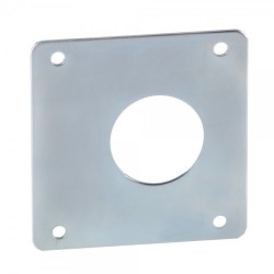Spacer plate for sliding latch
