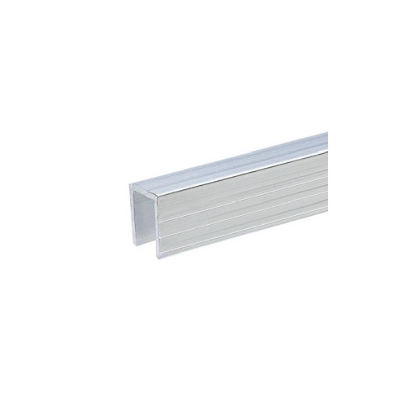 U-shaped 9.5mm capping channel for dividing walls 199cm