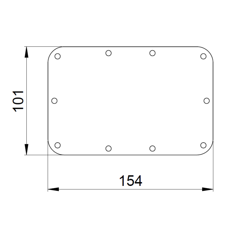 Plaque De Renfort Pour Support Écran Pholiten - Acier - Protection Bureau Verre/Fin - Compatible Most Bras