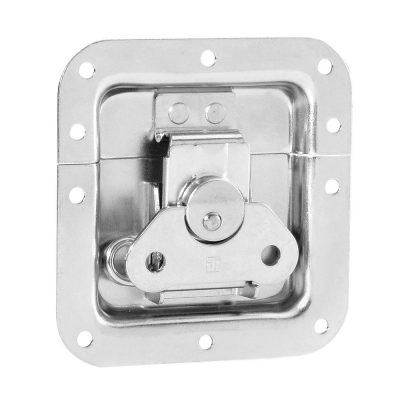 Medium recessed butterfly latch, with spring
